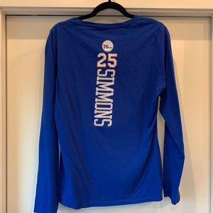Women’s Ben Simmons 76ers Longsleeve Tee M